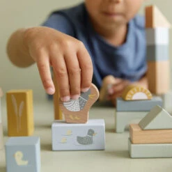 Little Dutch Bouwblokken Blue +2jr -Little Dutch || Djeco Verkoopwinkel little dutch little dutch bouwblokken blue 2jr 2