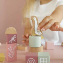 Little Dutch Bouwblokken Pink +2jr -Little Dutch || Djeco Verkoopwinkel little dutch little dutch bouwblokken pink 2jr 3