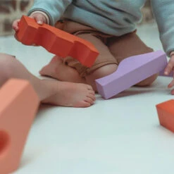 Moes Play Foam Puzzel Blokken Earth -Little Dutch || Djeco Verkoopwinkel moes play moes play foam puzzel blokken earth 3