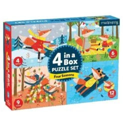 Mudpuppy 4 Puzzels Vier Seizoenen 4-6-9-12st