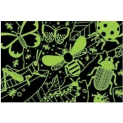 Mudpuppy Glow-In-the-Dark Puzzel Insecten 100st -Little Dutch || Djeco Verkoopwinkel mudpuppy mudpuppy glow in the dark puzzel insecten 2