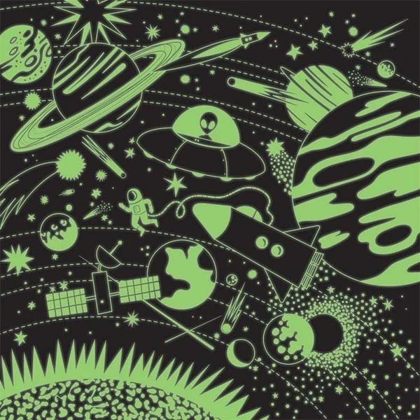 Mudpuppy Glow-In-the-Dark Puzzel Ruimte 500st 4 Mudpuppy Glow-In-the-Dark Puzzel Ruimte 500st - Afbeelding 2