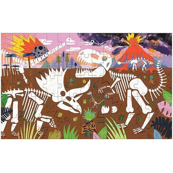 Mudpuppy Puzzel Lenticulair Dinosaur Roar 75 Stukjes 5 Mudpuppy Puzzel Lenticulair Dinosaur Roar 75 Stukjes - Afbeelding 3