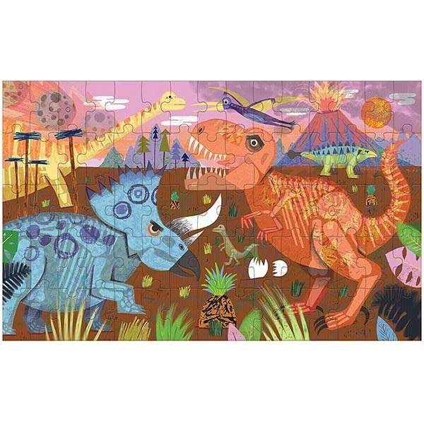 Mudpuppy Puzzel Lenticulair Dinosaur Roar 75 Stukjes 6 Mudpuppy Puzzel Lenticulair Dinosaur Roar 75 Stukjes - Afbeelding 4