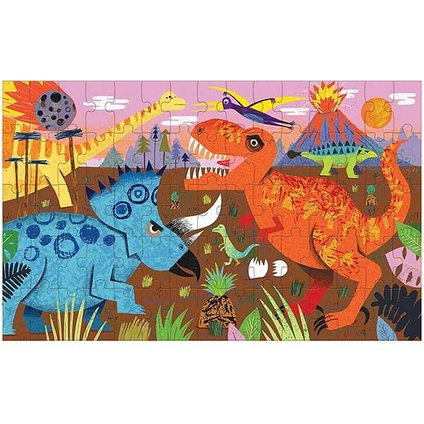 Mudpuppy Puzzel Lenticulair Dinosaur Roar 75 Stukjes 7 Mudpuppy Puzzel Lenticulair Dinosaur Roar 75 Stukjes - Afbeelding 5