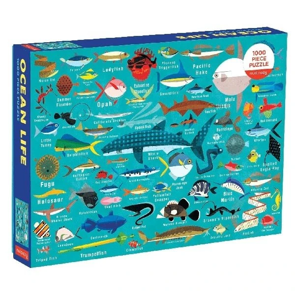 Mudpuppy Puzzel Ocean Life 1000 Stukjes 3 Mudpuppy Puzzel Ocean Life 1000 Stukjes