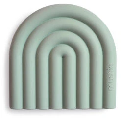 Mushie Bijtring Rainbow Cambridge Blue