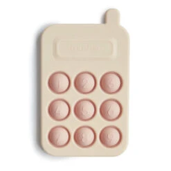 Mushie Pop It Speelgoed Telefoon Blush