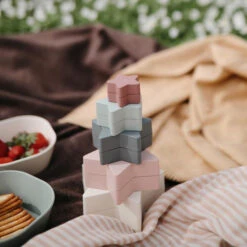Mushie Stapeltoren Nesting Stars -Little Dutch || Djeco Verkoopwinkel mushie mushie stapeltoren nesting stars 4