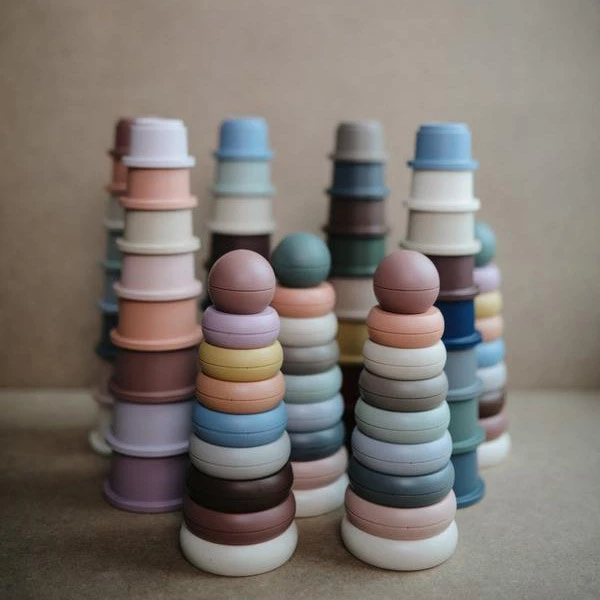 Mushie Stapeltoren - Ringtoren Rustic 7 Mushie Stapeltoren - Ringtoren Rustic - Afbeelding 5