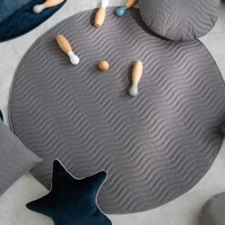 Nobodinoz Kiowa Speelmat Slate Grey