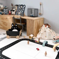 Play And Go Speelmat En Opbergzak Big Cars -Little Dutch || Djeco Verkoopwinkel play and go play and go speelmat en opbergzak big 1