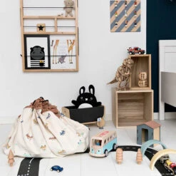 Play And Go Speelmat En Opbergzak Big Cars -Little Dutch || Djeco Verkoopwinkel play and go play and go speelmat en opbergzak big 4