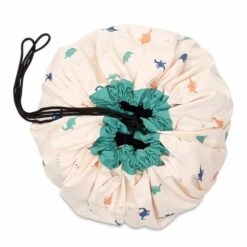 Play And Go Speelmat En Opbergzak Dino -Little Dutch || Djeco Verkoopwinkel play and go play and go speelmat en opbergzak dino 5