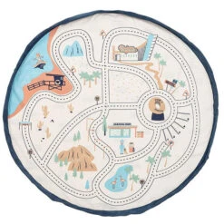 Play And Go Speelmat En Opbergzak LA Roadmap -Little Dutch || Djeco Verkoopwinkel play and go play and go speelmat en opbergzak la r 2