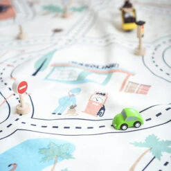 Play And Go Speelmat En Opbergzak LA Roadmap -Little Dutch || Djeco Verkoopwinkel play and go play and go speelmat en opbergzak la r 8