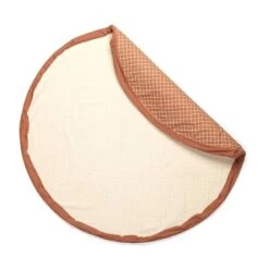 Play And Go Speelmat En Opbergzak Organic Grid Brown -Little Dutch || Djeco Verkoopwinkel play and go play and go speelmat en opbergzak orga 24