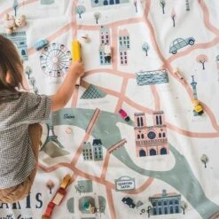 Play And Go Speelmat En Opbergzak Paris Map -Little Dutch || Djeco Verkoopwinkel play and go play and go speelmat en opbergzak pari 2