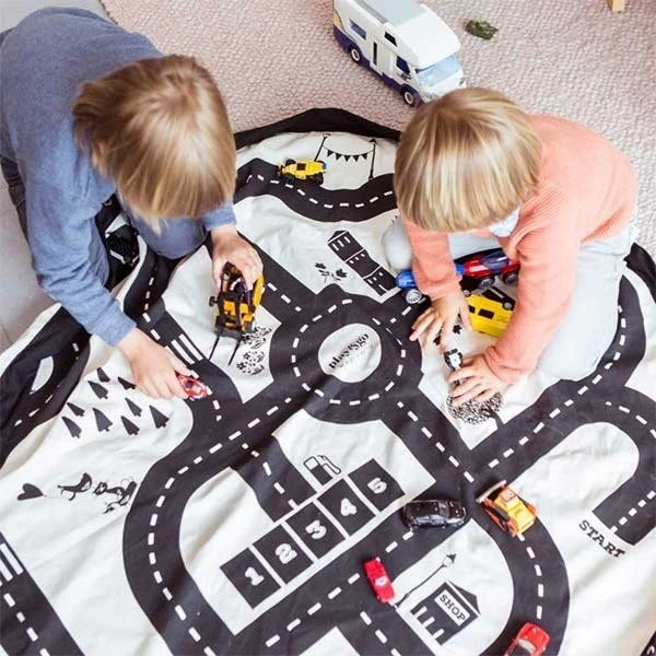 Play And Go Speelmat En Opbergzak Roadmap - Autobaan 5 Play And Go Speelmat En Opbergzak Roadmap - Autobaan - Afbeelding 3