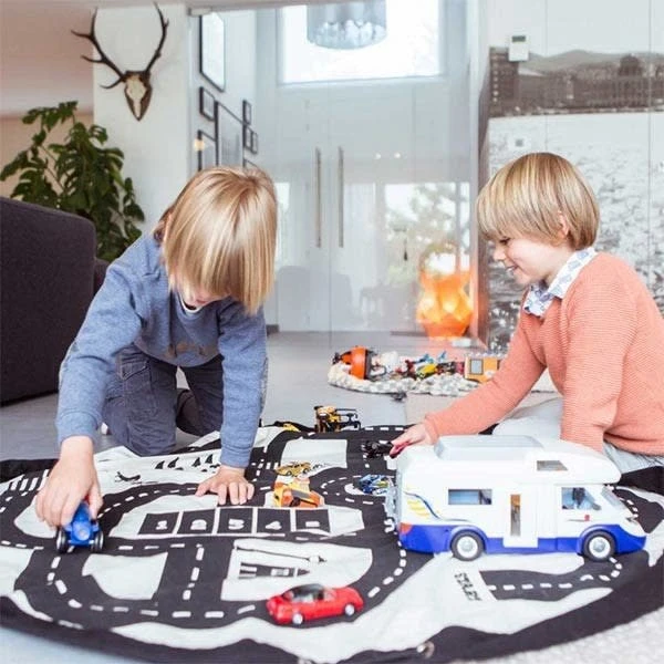 Play And Go Speelmat En Opbergzak Roadmap - Autobaan 6 Play And Go Speelmat En Opbergzak Roadmap - Autobaan - Afbeelding 4