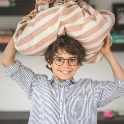 Play And Go Speelmat En Opbergzak Stripes Pink New -Little Dutch || Djeco Verkoopwinkel play and go play and go speelmat en opbergzak stri 8