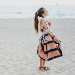 Play And Go Speelmat Opbergzak Outdoor Mokka Stripes -Little Dutch || Djeco Verkoopwinkel play and go play and go speelmat opbergzak outdoor 12