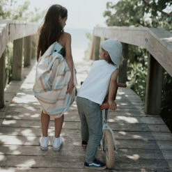 Play And Go Speelmat Opbergzak Outdoor Stripes -Little Dutch || Djeco Verkoopwinkel play and go play and go speelmat opbergzak outdoor 32