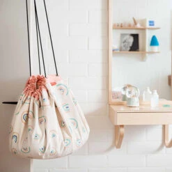 Speelmat En Opbergzak Rainbow - Play And Go 11 Speelmat En Opbergzak Rainbow - Play And Go -Little Dutch || Djeco Verkoopwinkel play and go speelmat en opbergzak rainbow play and 3