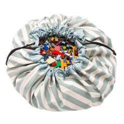 Speelmat En Opbergzak Stripes Green - Play And Go