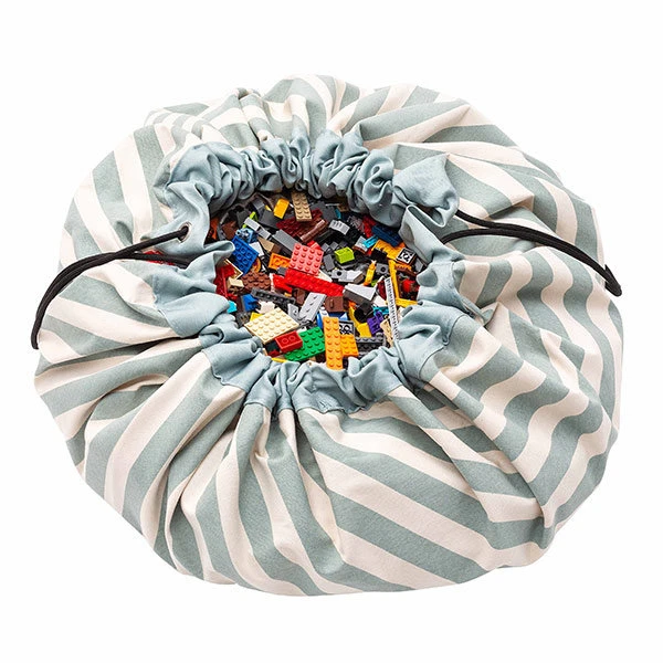 Speelmat En Opbergzak Stripes Green - Play And Go 3 Speelmat En Opbergzak Stripes Green - Play And Go