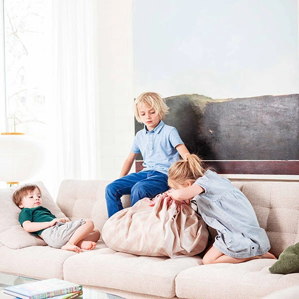 Speelmat En Opbergzak Stripes Pink - Play And Go 5 Speelmat En Opbergzak Stripes Pink - Play And Go - Afbeelding 3