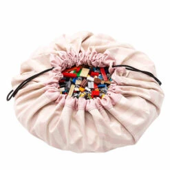 Speelmat En Opbergzak Stripes Pink - Play And Go
