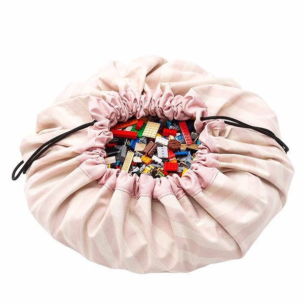 Speelmat En Opbergzak Stripes Pink - Play And Go 3 Speelmat En Opbergzak Stripes Pink - Play And Go