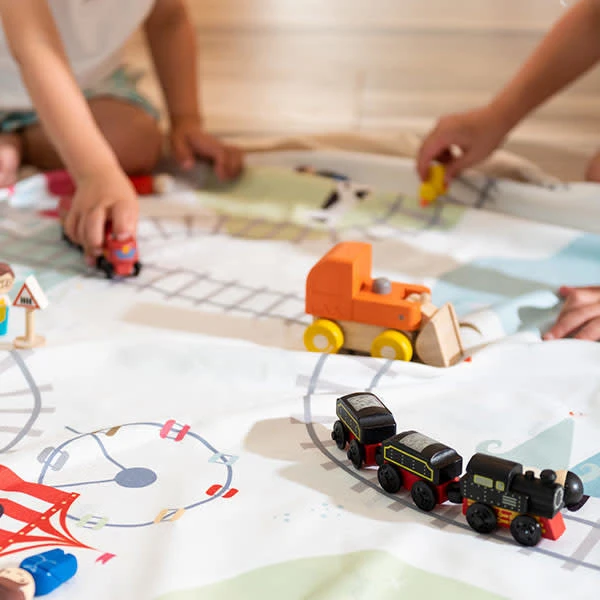 Speelmat En Opbergzak - Train - Play And Go 8 Speelmat En Opbergzak - Train - Play And Go - Afbeelding 6