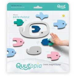 Badspeelgoed Badpuzzel Walvis - Quutopia -Little Dutch || Djeco Verkoopwinkel quut badspeelgoed badpuzzel walvis quutopia 3