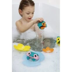 Quutopia Building Set Frog Pond Badspeelgoed -Little Dutch || Djeco Verkoopwinkel quut quutopia building set frog pond badspeelgoed 2