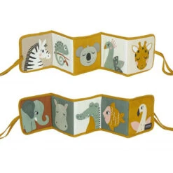 Roommate Stoffen Babyboekje Jungle Life -Little Dutch || Djeco Verkoopwinkel roommate roommate stoffen babyboekje jungle life 2