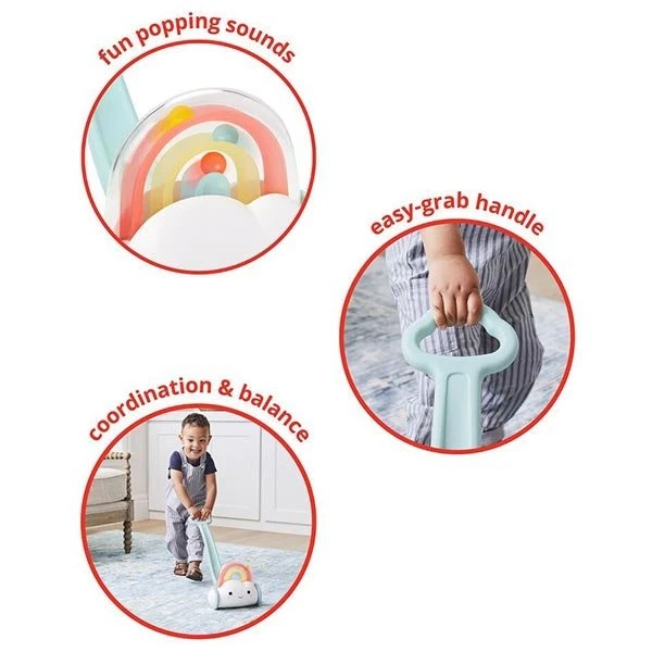 Skip Hop Silver Lining Cloud Rainbow Duwstok 5 Skip Hop Silver Lining Cloud Rainbow Duwstok - Afbeelding 3