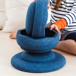 Stapelstein Balanceerbord Schemerblauw -Little Dutch || Djeco Verkoopwinkel stapelstein stapelstein balanceerbord schemerblauw 2