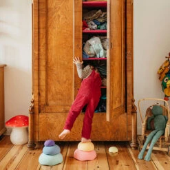 Stapelstein Inside Cool Pastel Set Van 3 -Little Dutch || Djeco Verkoopwinkel stapelstein stapelstein inside cool pastel set van 3