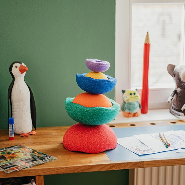 Stapelstein Inside Rainbow Classic Set Van 6 4 Stapelstein Inside Rainbow Classic Set Van 6 - Afbeelding 2