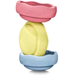 Stapelstein Stapelstenen Pastel Primary 3 Stuks -Little Dutch || Djeco Verkoopwinkel stapelstein stapelstein stapelstenen pastel primar 4