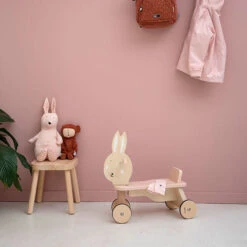 Trixie Houten Fiets 4 Wielen - Mrs. Rabbit -Little Dutch || Djeco Verkoopwinkel trixie baby trixie houten fiets 4 wielen mrs rabbi 3