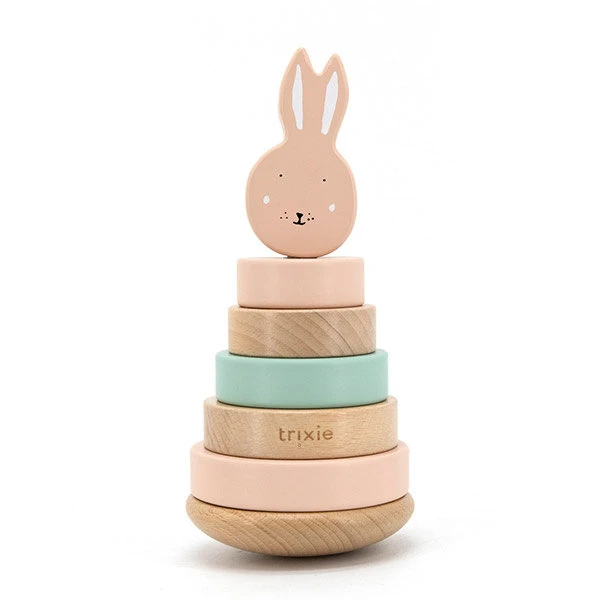 Trixie Houten Stapeltoren Mrs. Rabbit 4 Trixie Houten Stapeltoren Mrs. Rabbit - Afbeelding 2