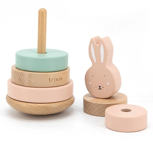 Trixie Houten Stapeltoren Mrs. Rabbit 5 Trixie Houten Stapeltoren Mrs. Rabbit - Afbeelding 3