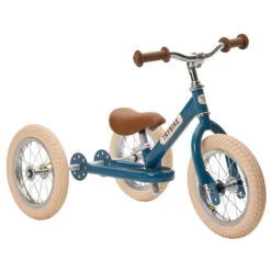 Trybike Steel 2-in-1 Loopfiets Vintage Blauw